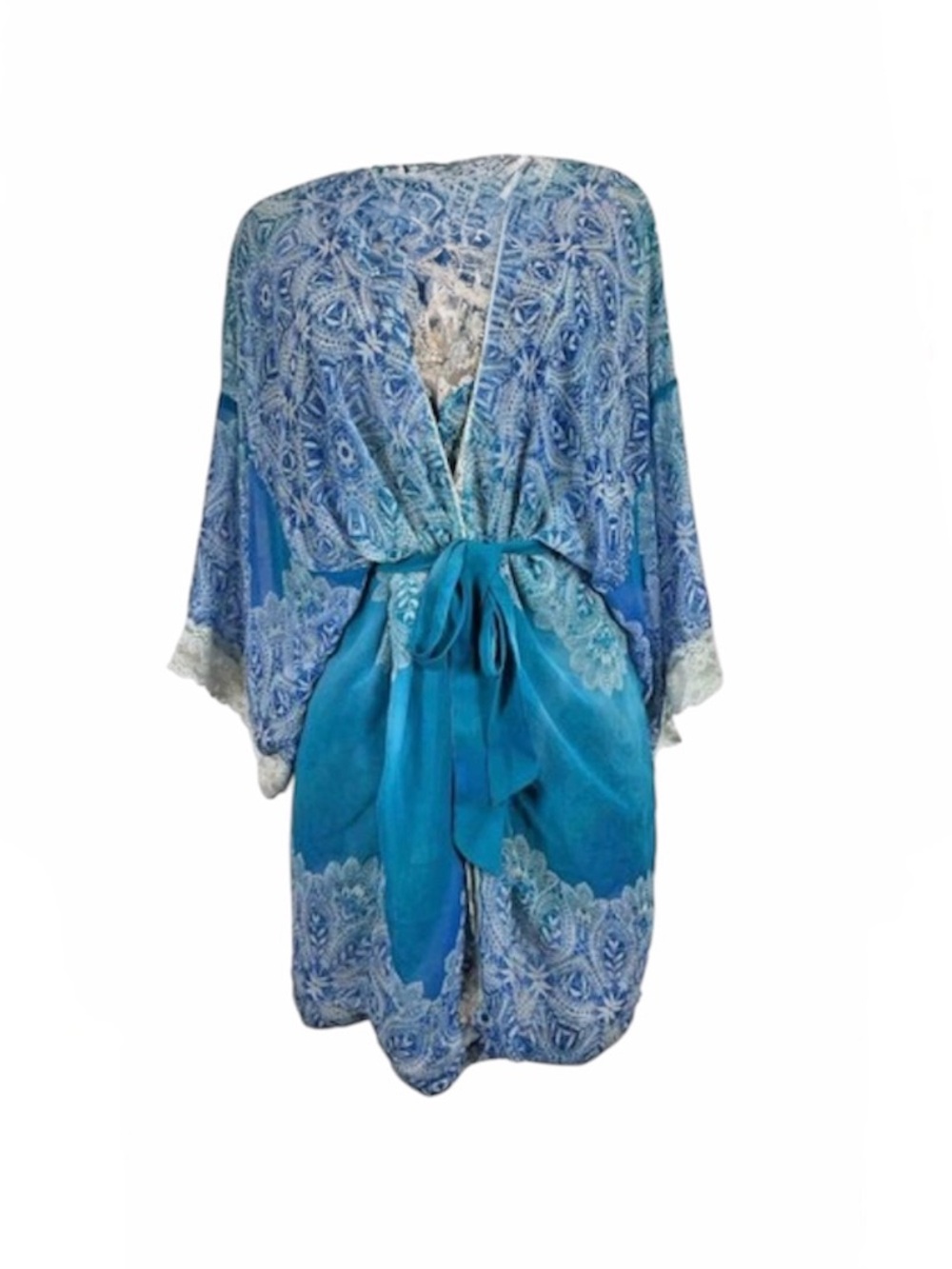 In Bloom by Jonquil Kimono Robe Boho Lace 
S/M